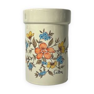 Gourmet‎ Himark Kitchen Utencil Holder Vintage Kitchen Decor Saltera Floral